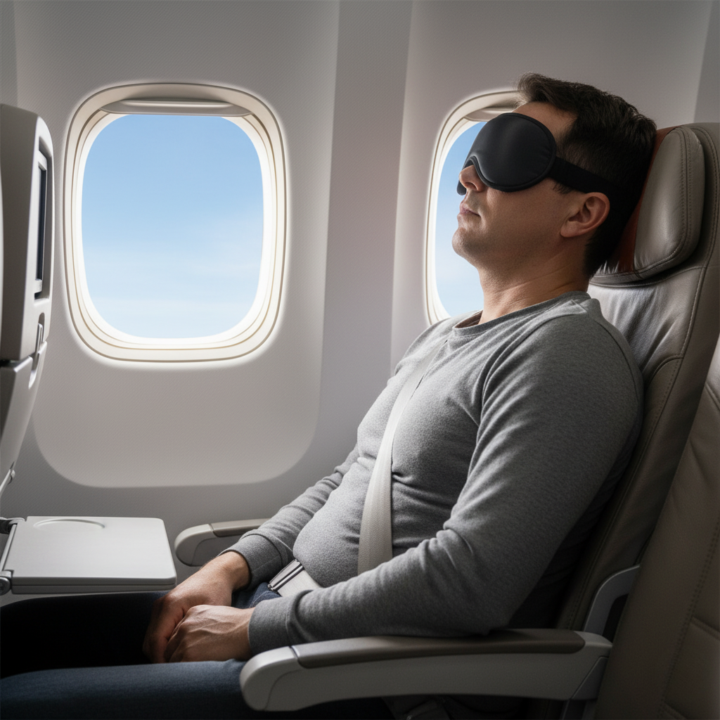 Masque sommeil avion