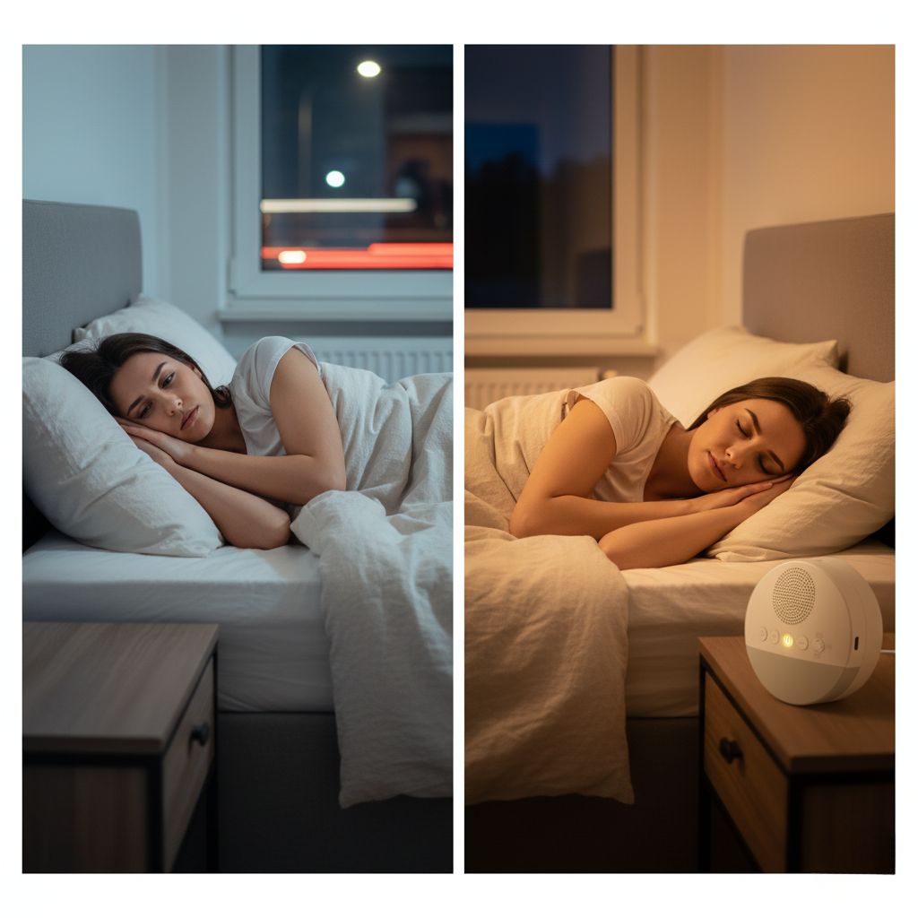 Bruit blanc avant après