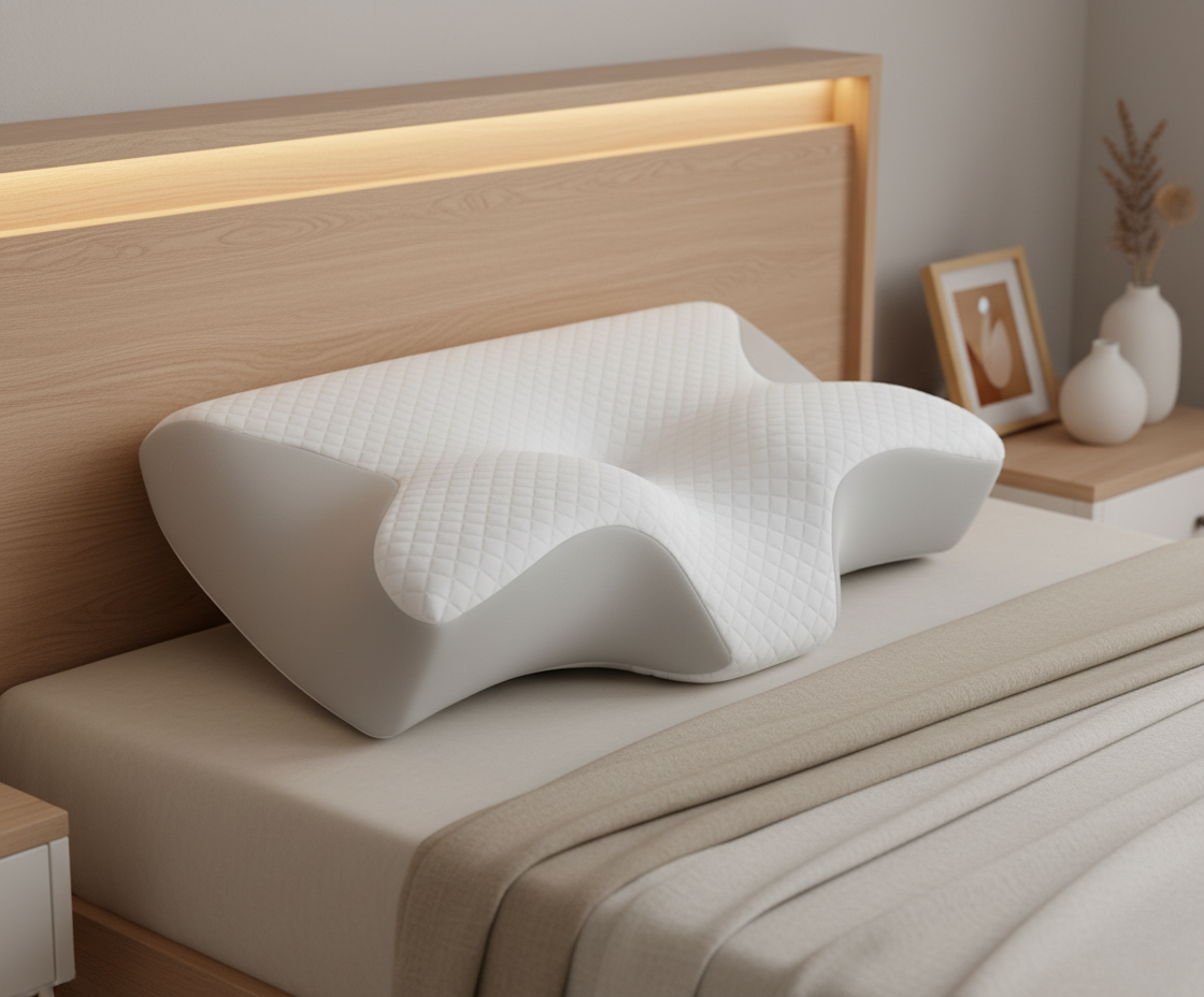 Oreiller ergonomique blanc