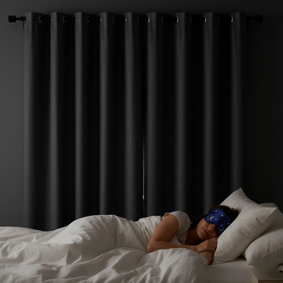 Rideau occultant thermique noir