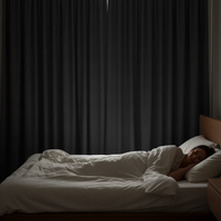 Rideau occultant thermique chambre 