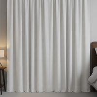 Rideau occultant blanc