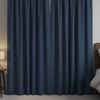 Rideau occultant bleu marine