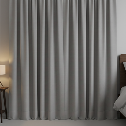 Rideau occultant gris clar
