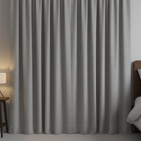 Rideau occultant gris clar